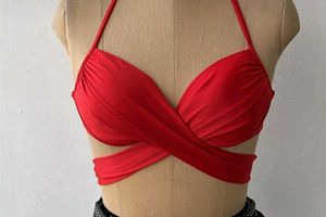 hot red bikini top