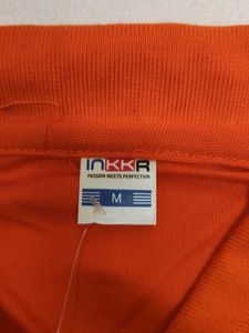Orange Polo T-Shirt by INKKA