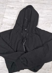 Black Full Zip Hoodie