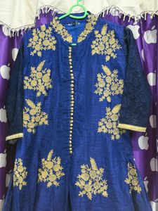 Beautiful Navy blue ethnic gown