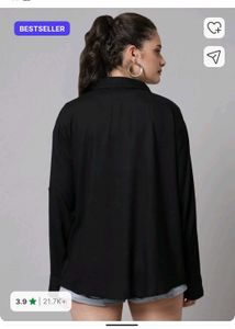 Black Oversized Shirt