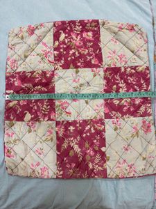 set of 2 pillow  Cover - Beige and red