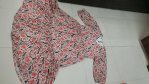 Elegant Tiered Floral Print Frock