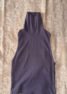 ZARA Sleeveless Turtleneck Top