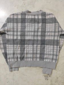 Banana Republic Plaid Cardigan Sweater