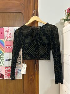 Sheer Crop Top