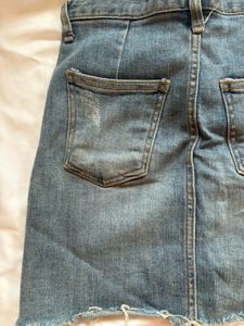 Denim Mini Skirt