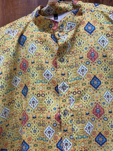 Men's Yellow kurta for dandiya night