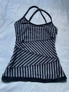 Striped Halter Tank Top