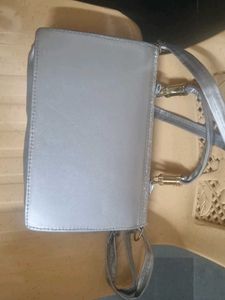 Silver Sling Bag Party Wear Festive Approved