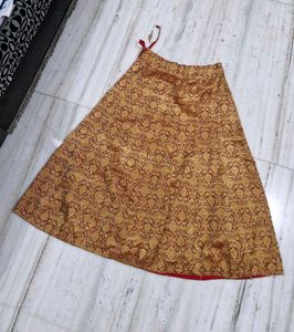Ethnic Golden Skirt