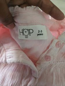 Pink Ombre Cotton Blouse