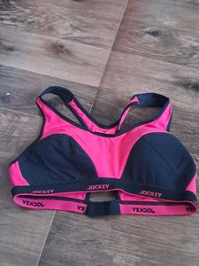 Jockey Sports Bra - Pink & Black
