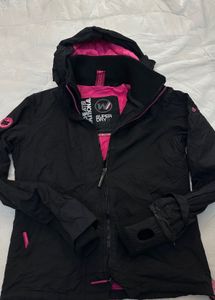 Superdry Black Hooded Jacket