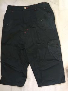 Men's Black Cargo Shorts