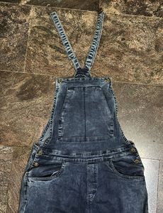Denim Shoulder Strap Dungrees