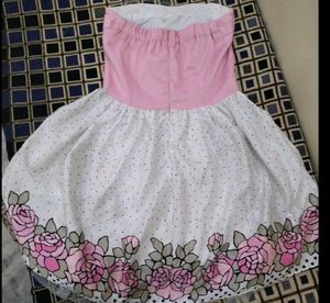 Pink Rose &amp; Polka Dot Party Dress