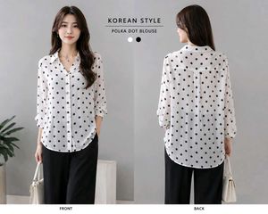 Chic Polka Dot Blouse