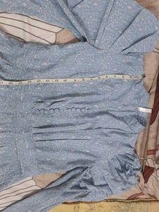 Stylish Navy Printed Tunic Top combo