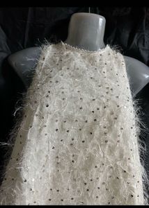 Sparkly White Tunic Top