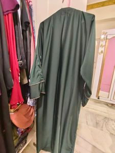 Abaya with Gold Trim