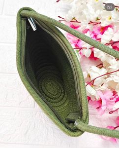 Olive green sling bag