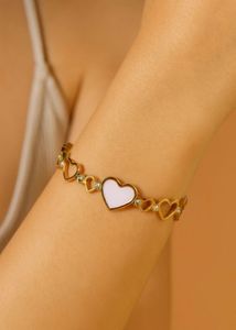 Gold Heart Bracelet