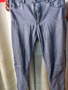 Grey Wash Denim Jeans