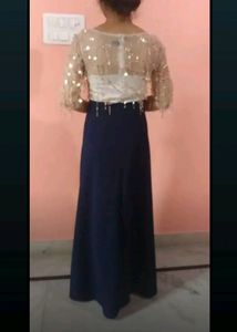 Premium Quality Navy Blue Gown