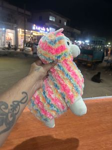 Llama Alpaca Rainbow Plush Stuffed Animal Toy