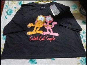 Cute Garfield  Cropped T-Shirt