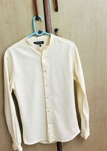 Men's Band Collar Shirt