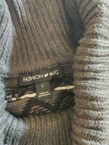 fashion &amp; bug Patterned Knit Short Sleeve Sweater