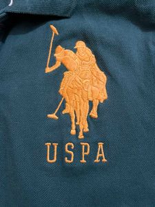 USPA Green Polo T-Shirt Women