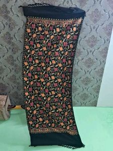Embroidered Black Shawl 🆕