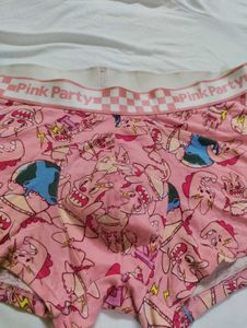 Men's Pink Party Boxer Briefs