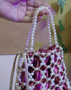 Handmade beaded bag