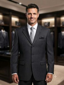 Men's Classic Pinstripe Suit