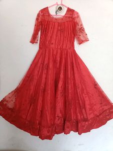 Red Colour Beautiful Gown ❤️