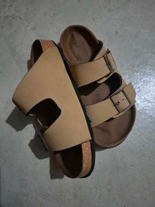 El Paso Buckles Open Toe Flats