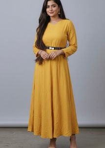 Mustard Yellow Maxi Dress