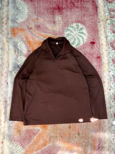 Brown Long Sleeve tshirt boxy fit