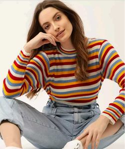 Striped Knit Top LR-17