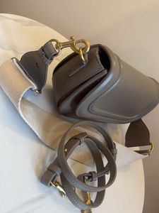 ZARA Stylish Grey Leather Crossbody Bag