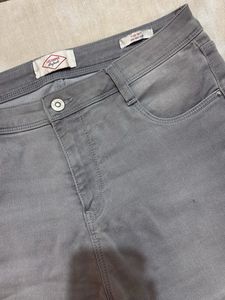 Lee Cooper Grey Flare Denim Jeans