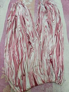 Pink Abstract Print Palazzo Pants