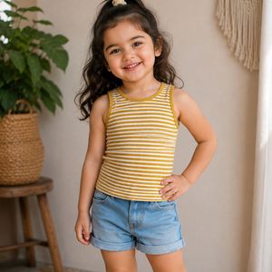 Ribbed Striped Tank Top