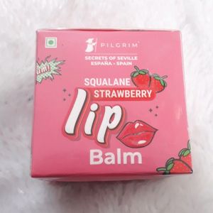 Pilgrim Squalane Lip Balm (Strawberry) for women &