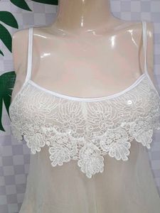 (600)Lace Trim Cami