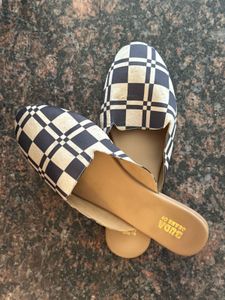 geometric Mules for Women- reduction sale-